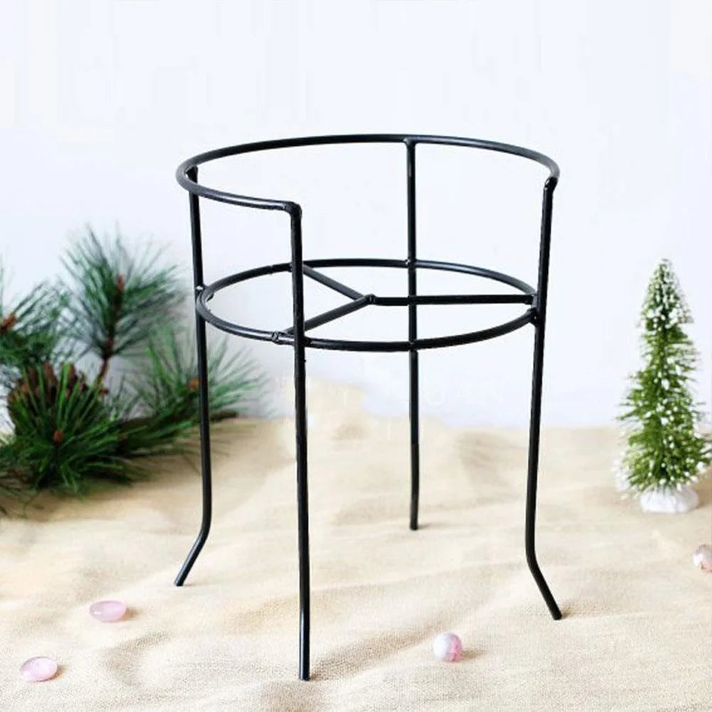 Black Iron Beverage Dispenser Stand D6745