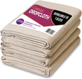 6 Piece Cotton Canvas Drop Cloth Set, 9 by 12 Feet F1727