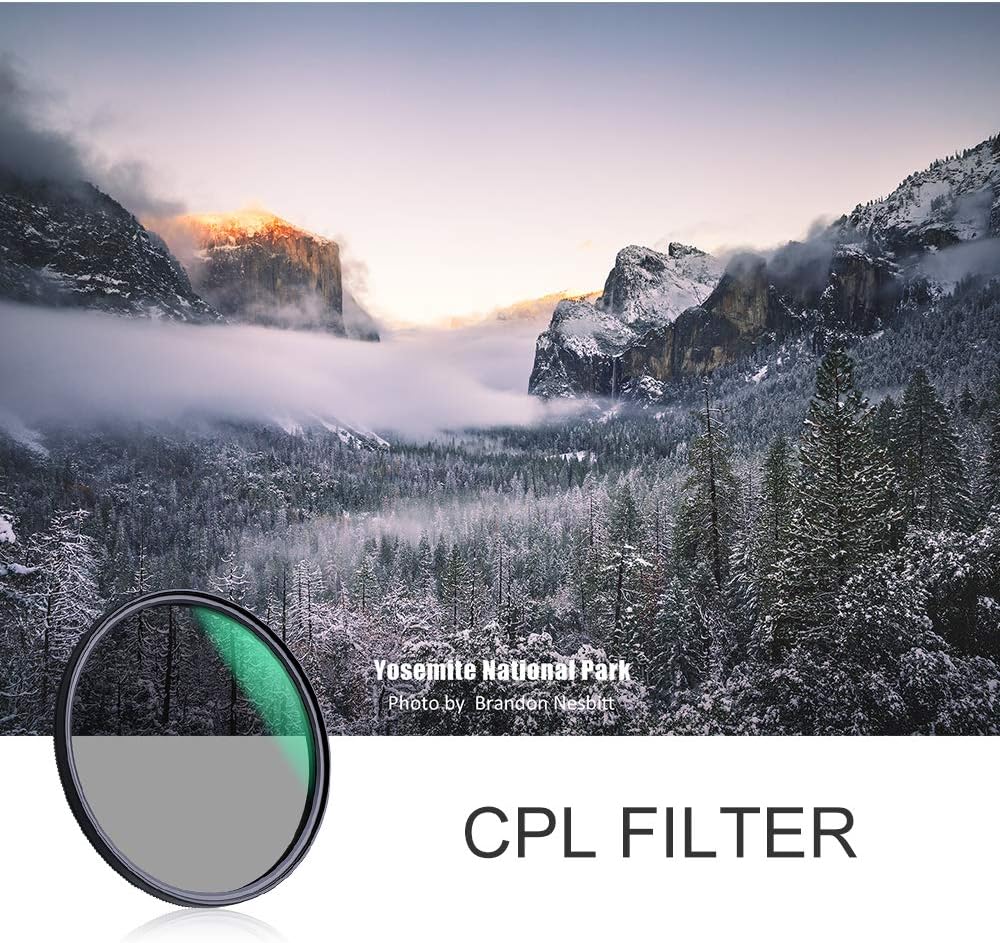 37mm ND8 ND64 CPL Circular Polarizer Filter Kit with Multi-Layer Coatings Pack of 2 X805901