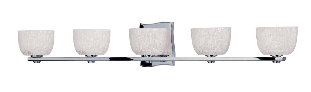 Polished Chrome 5 Light Bath Bracket K221457