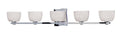 Polished Chrome 5 Light Bath Bracket K221457