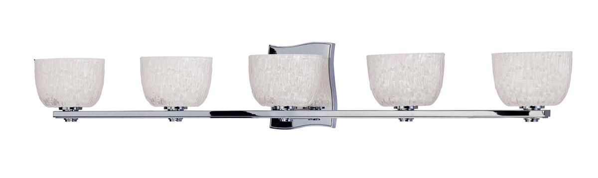 Polished Chrome 5 Light Bath Bracket K221457