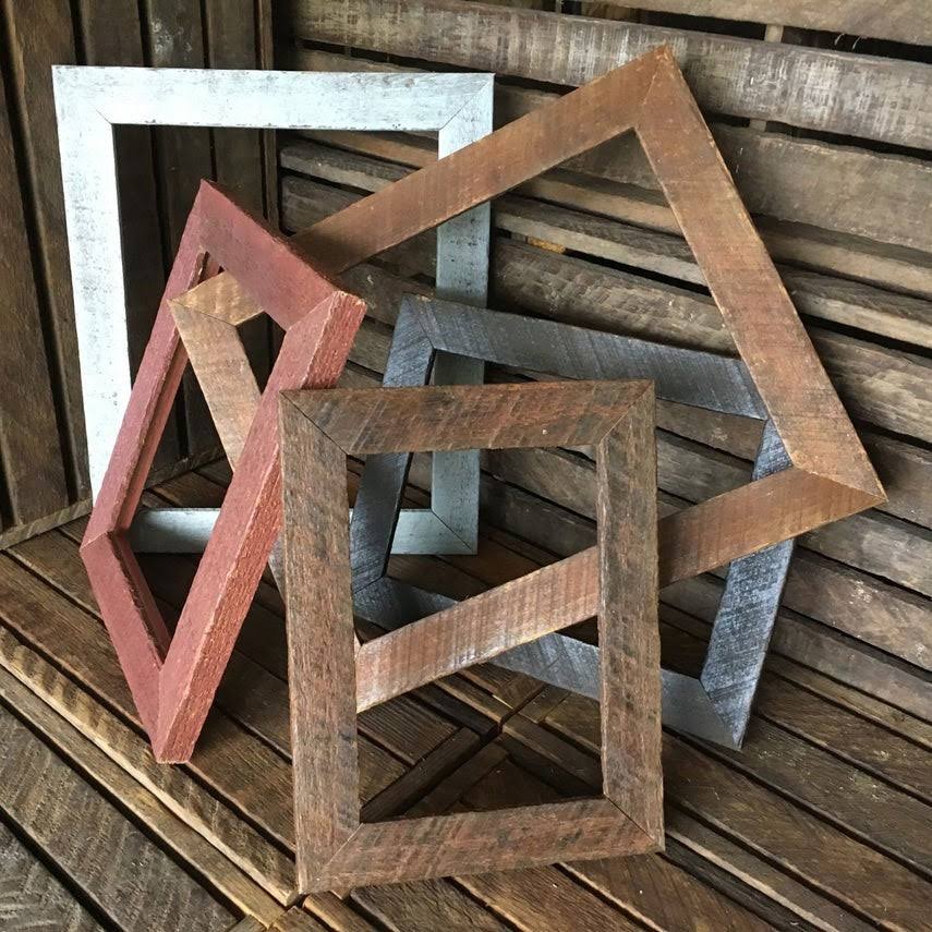 Distressed Whitewashed Frame 8x20 R858