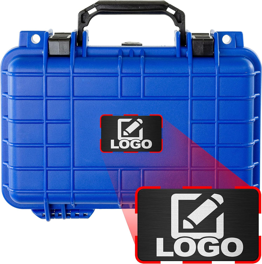 Black Waterproof Hard Case with Foam 11.6 Inch 8.3 Inch 3.8 Inch W237518