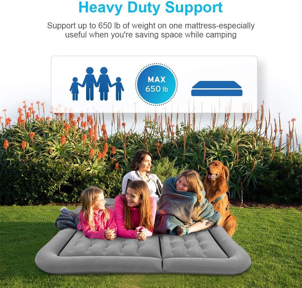 Car Air Mattress Auto Inflatable Car Bed Camping Sleeping Bed Q56341