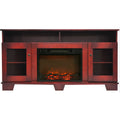 Cherry Fireplace Mantel with Electronic Insert K315