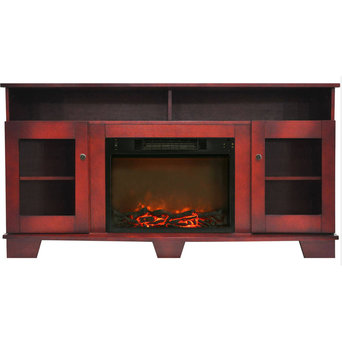 Cherry Fireplace Mantel with Electronic Insert K315