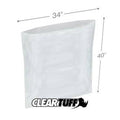 Clear Poly Bags 34 x 40 in. 0.002 Gauge Case of 100 B500252