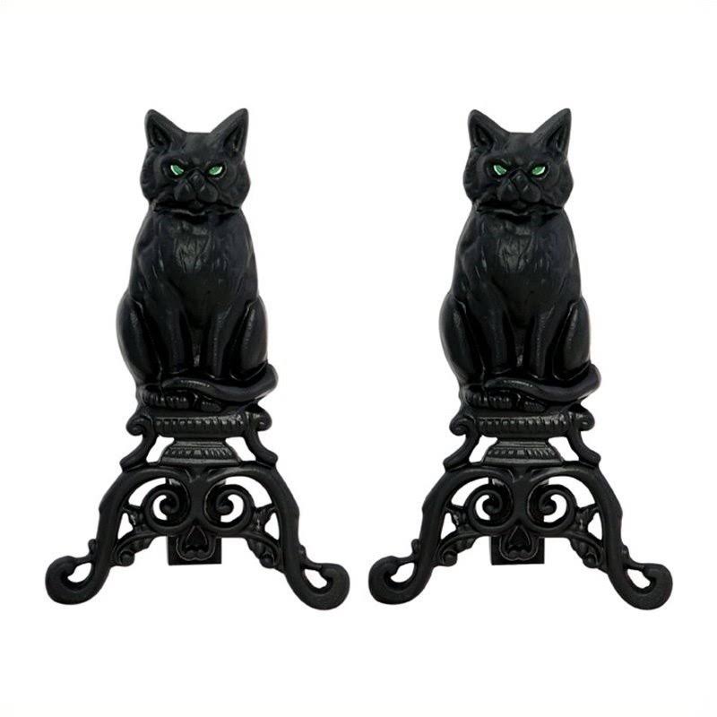5 Piece Black Wrought Iron Fireplace Tool Set M492747