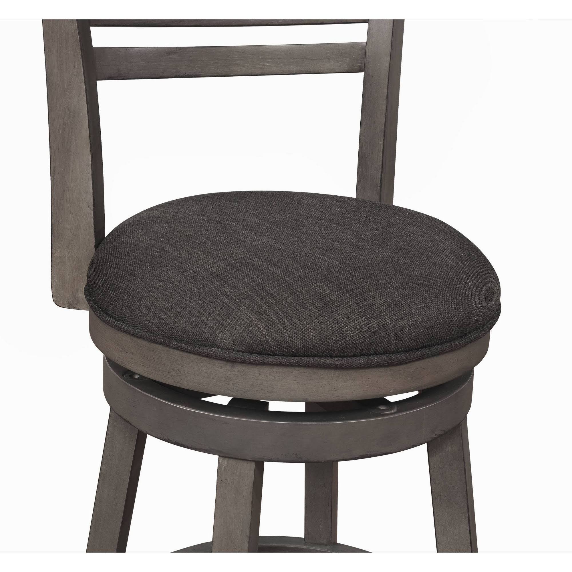 Gray Swivel Barstool Q795
