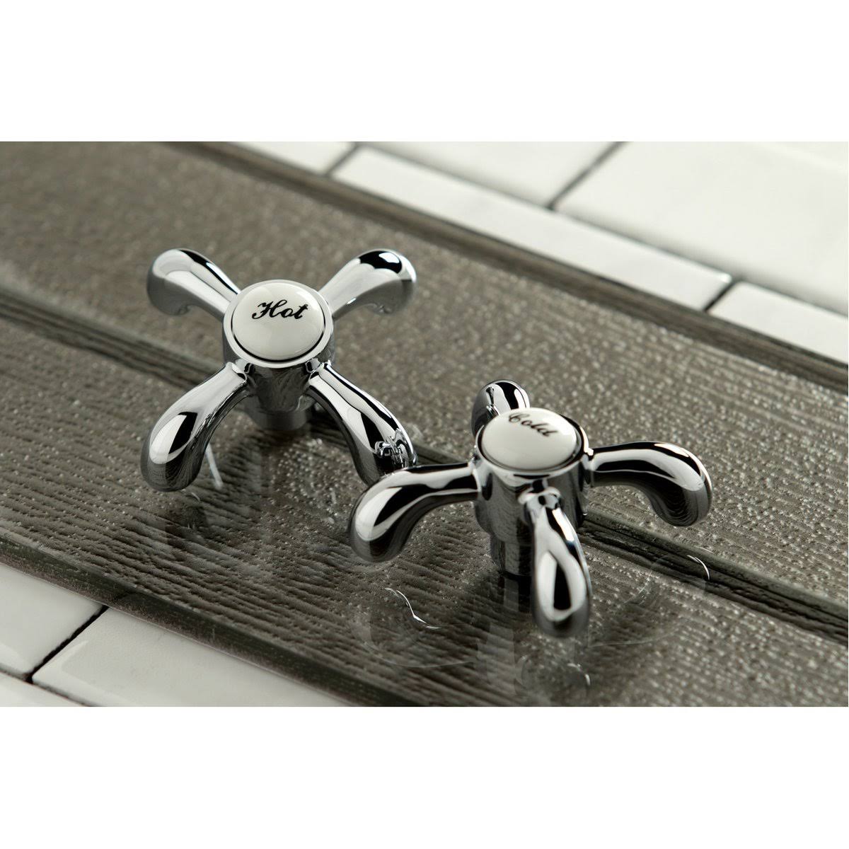 French Country 8-Inch Centerset Kitchen Faucet with Brass Sprayer Satin Nickel Z841