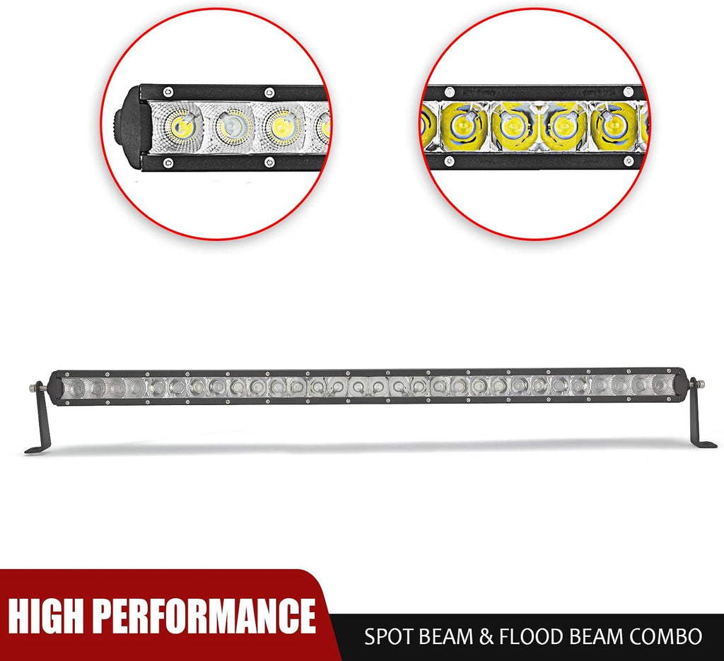 32'' 150W LED Light Bar Hidden Bumper Mount Bracket G648565