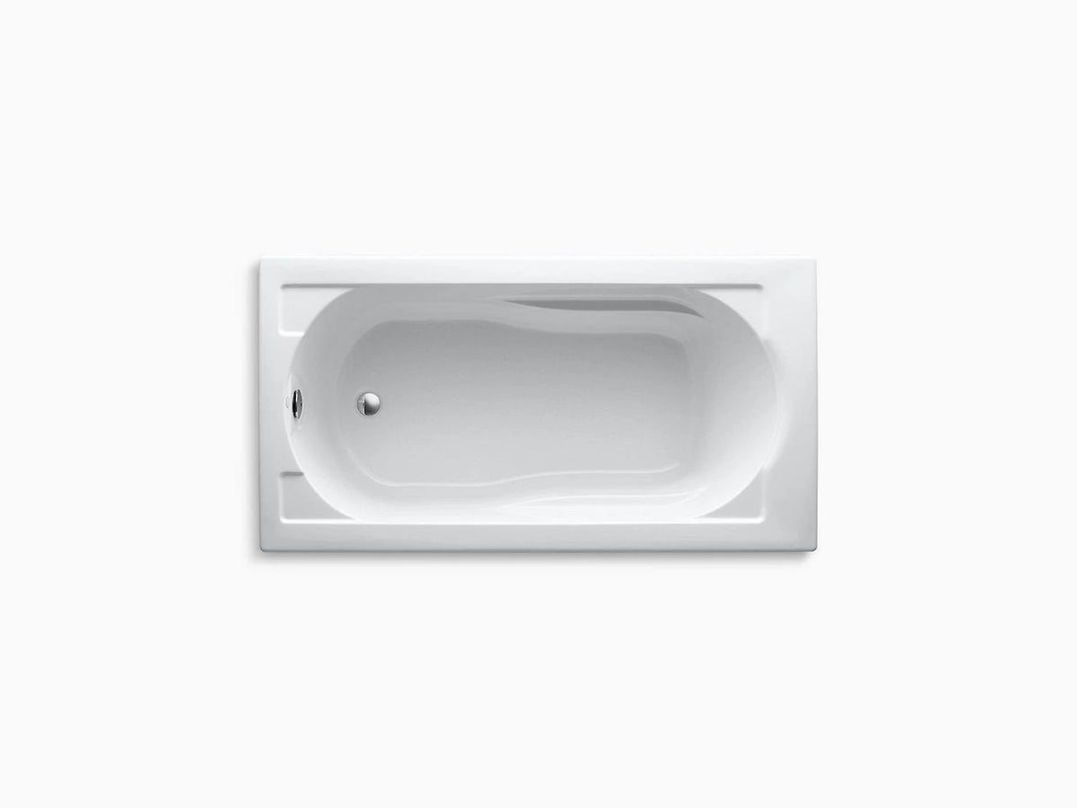 60 In. x 32 In. Drop-In Bath with Reversible Drain I118