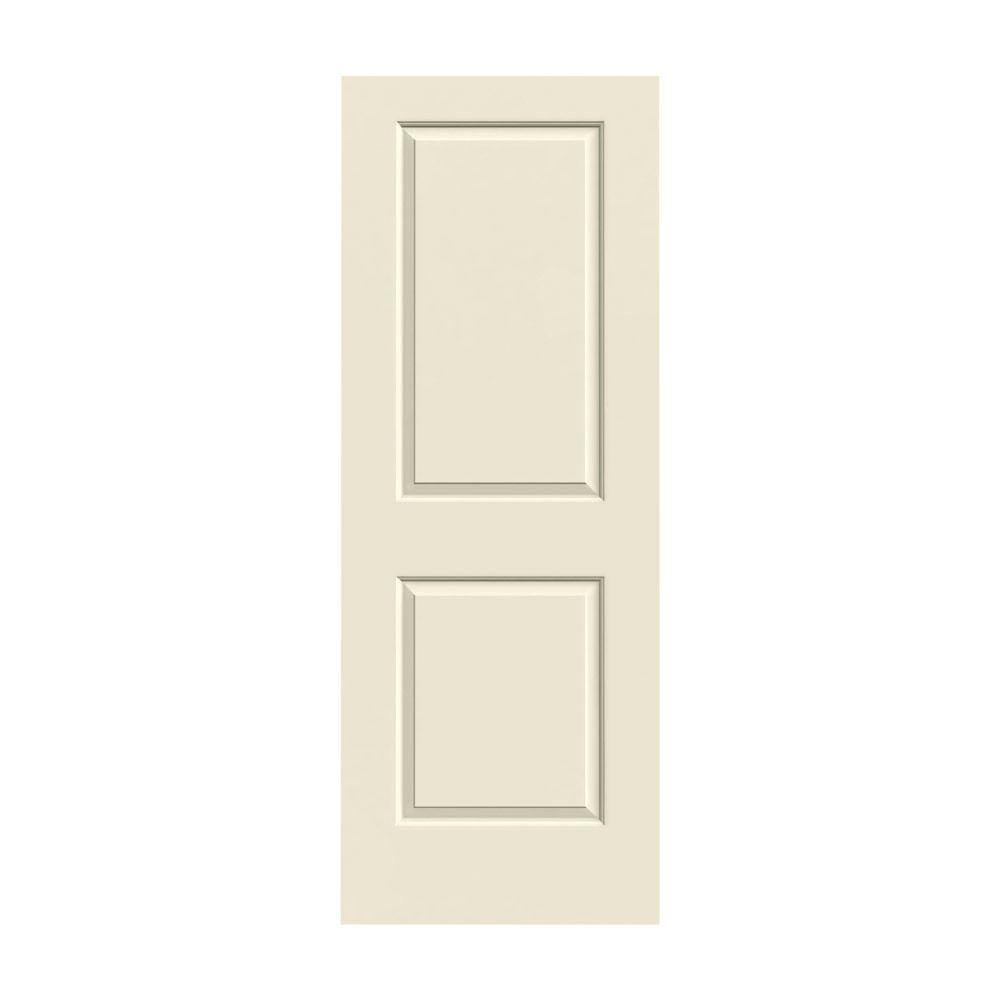 Primed 2-Panel Solid Core Molded Composite Slab Door 32-in x 80-in K45702