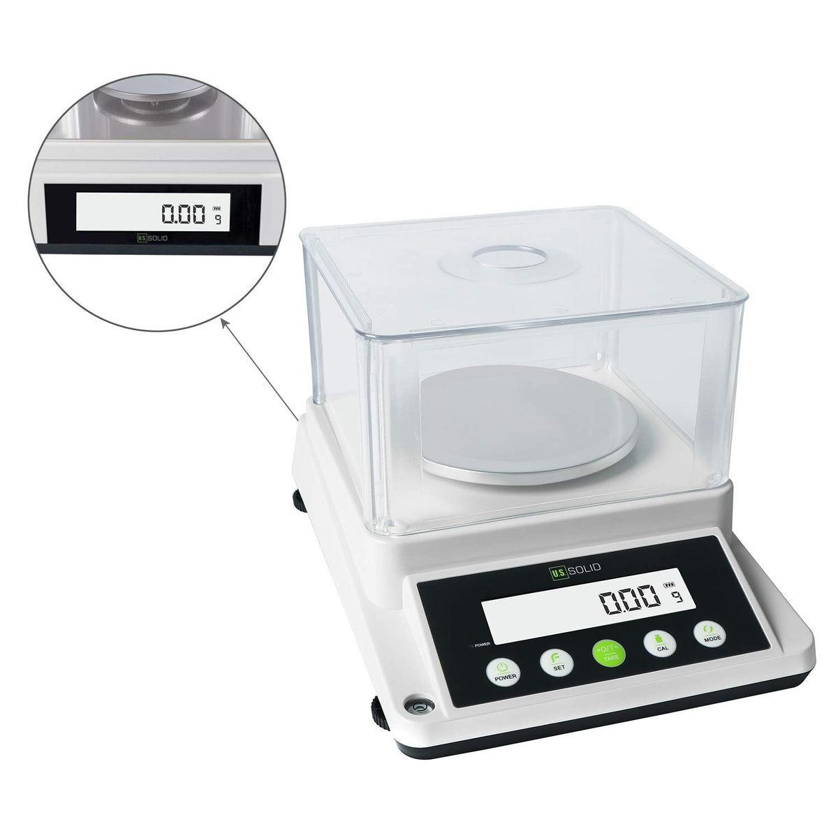 3100 g x 0.01 g Precision Analytical Lab Balance with 2 LCD Screens RS232 U791