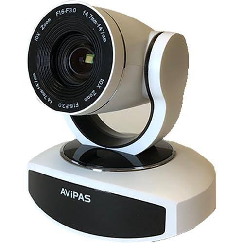 White 2.07MP Full HD PTZ Camera with 10x Optical Zoom E368