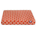 Red Rectangle Orthopedic Memory Foam Dog Bed L195945