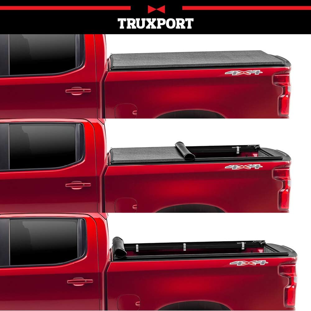 Soft Roll Up Truck Bed Tonneau Cover for Nissan Titan 5' 7" Bed U23984