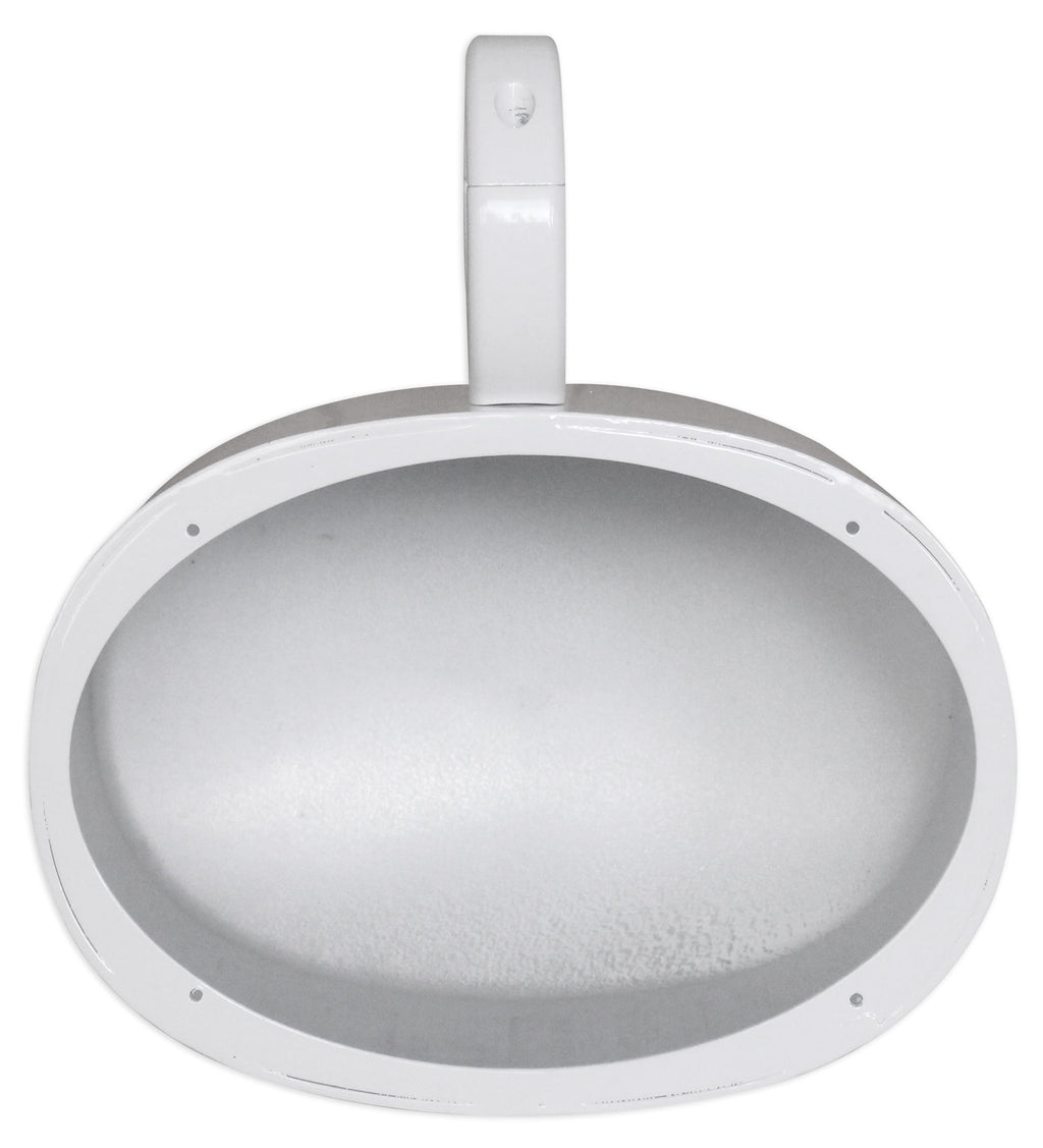 6x9" White Aluminum Wakeboard Tower Speaker Pods with Covers Y96038