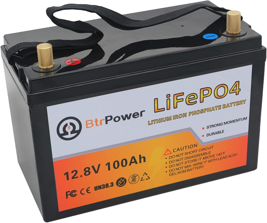 12V 100Ah LiFePO4 Battery with Built-in 100AH BMS, 7000 Cycles I403791