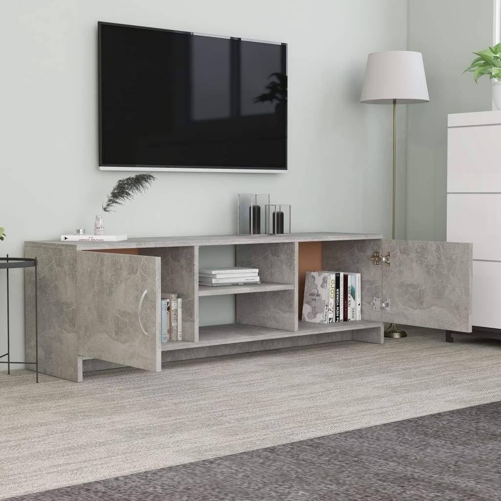 White TV Cabinet Chipboard M1794