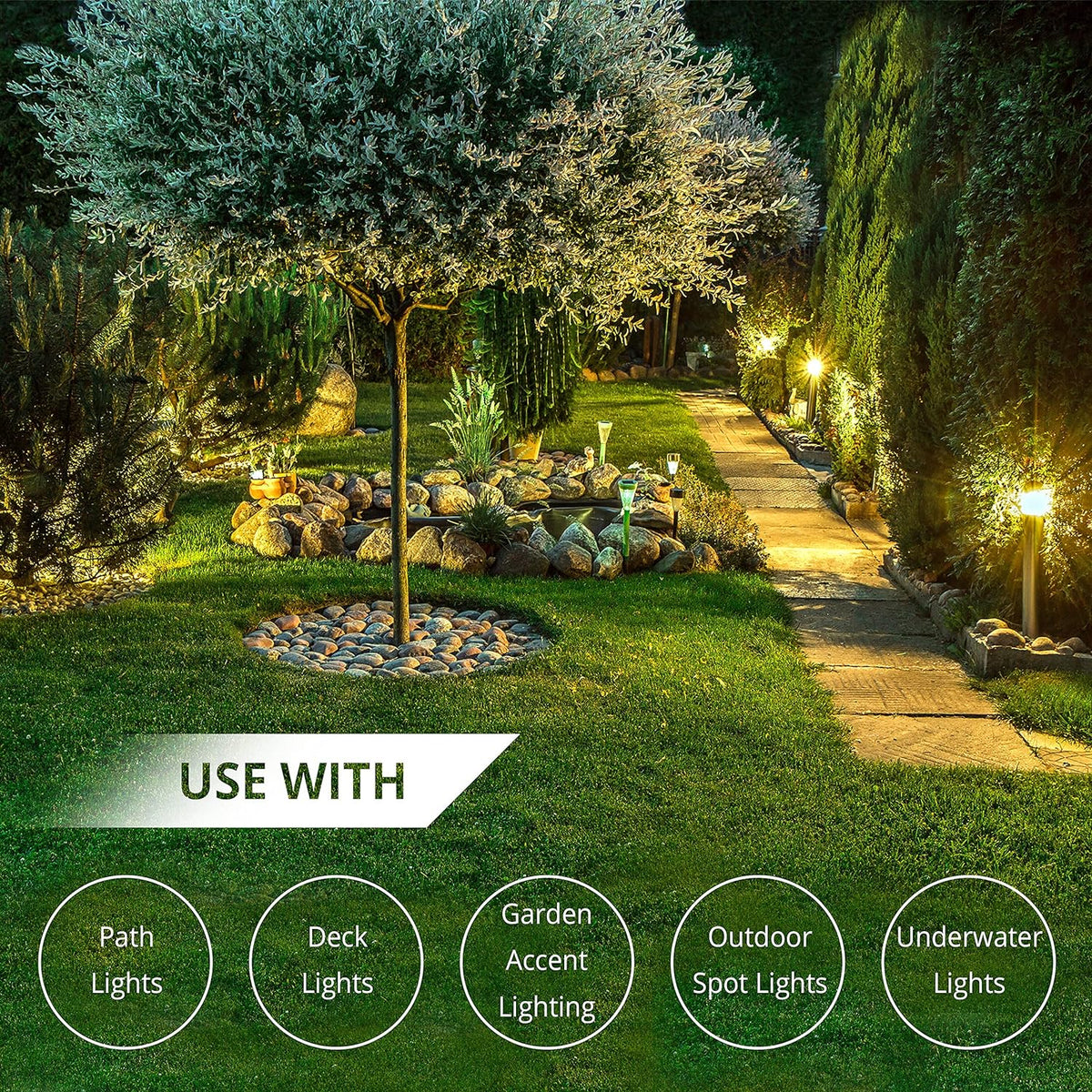 12/2 Low Voltage Landscape Lighting Wire 250 Feet H9091