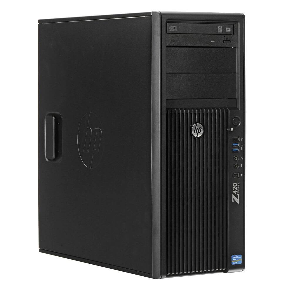 HP Z420 Workstation E5-2640 Six Core 2.5Ghz 64GB 256gb SSD Q600 H92821