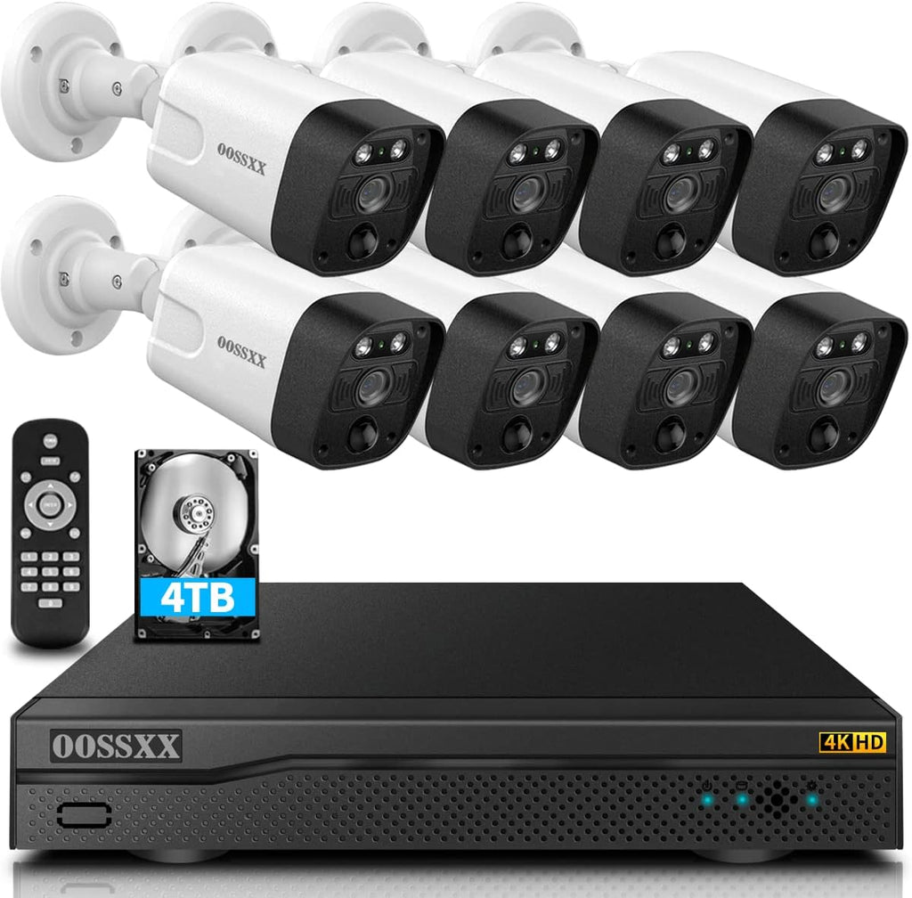 4K 8.0 Megapixel 130° Ultra Wide-Angle 2-Way Audio PoE Outdoor Security Camera X825199