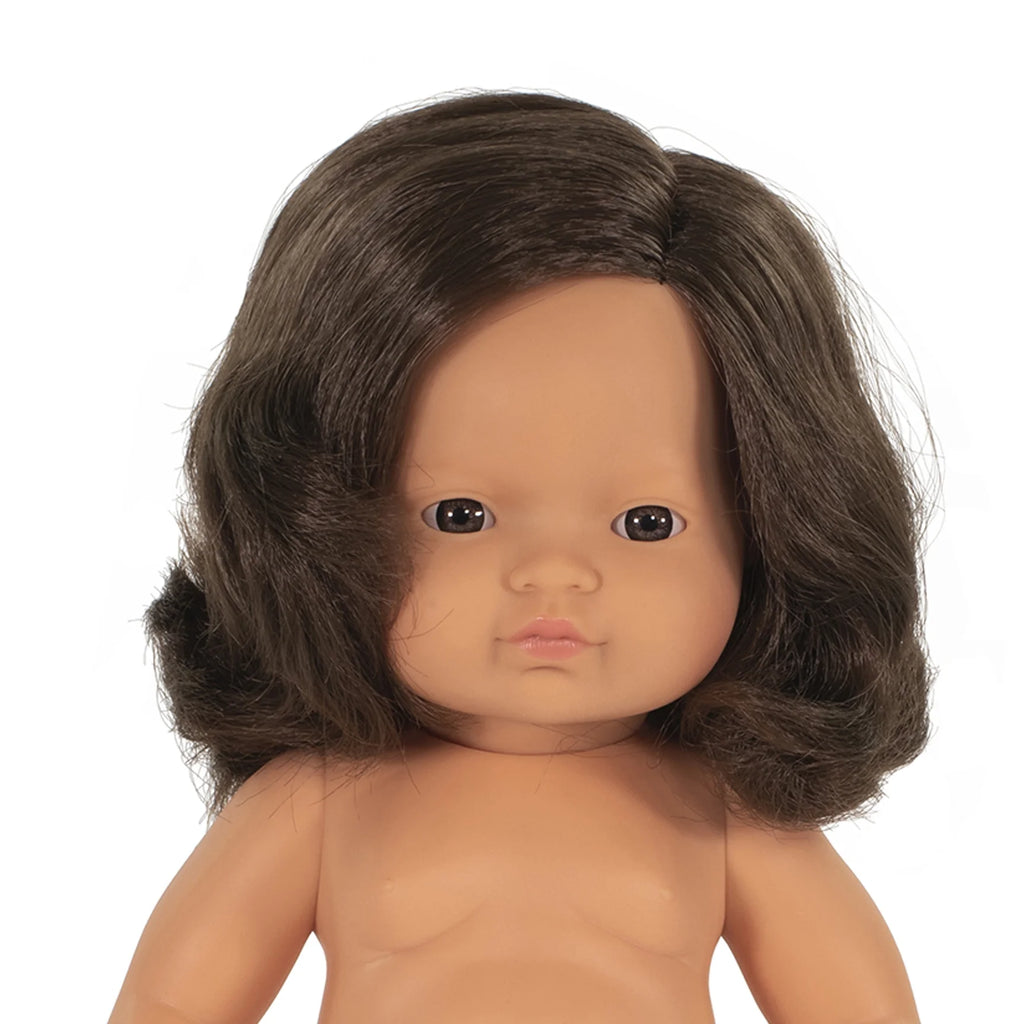 Caucasian Brunette Girl Baby Doll U6492