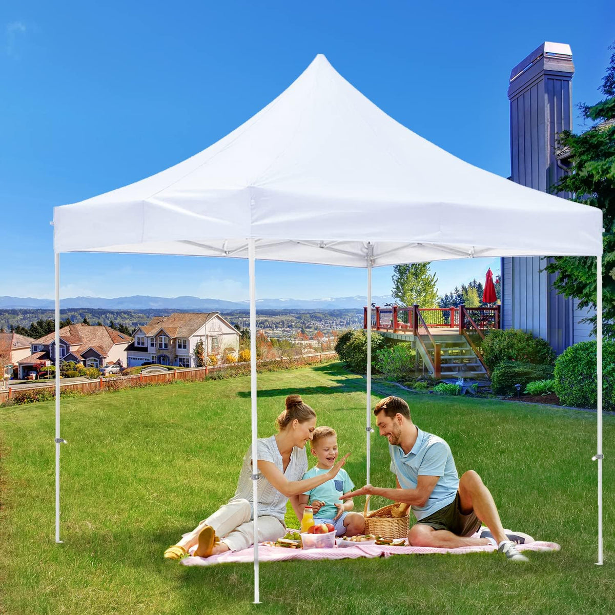10x20 Ft Pop Up Canopy Tent with Carrying Bag C2209