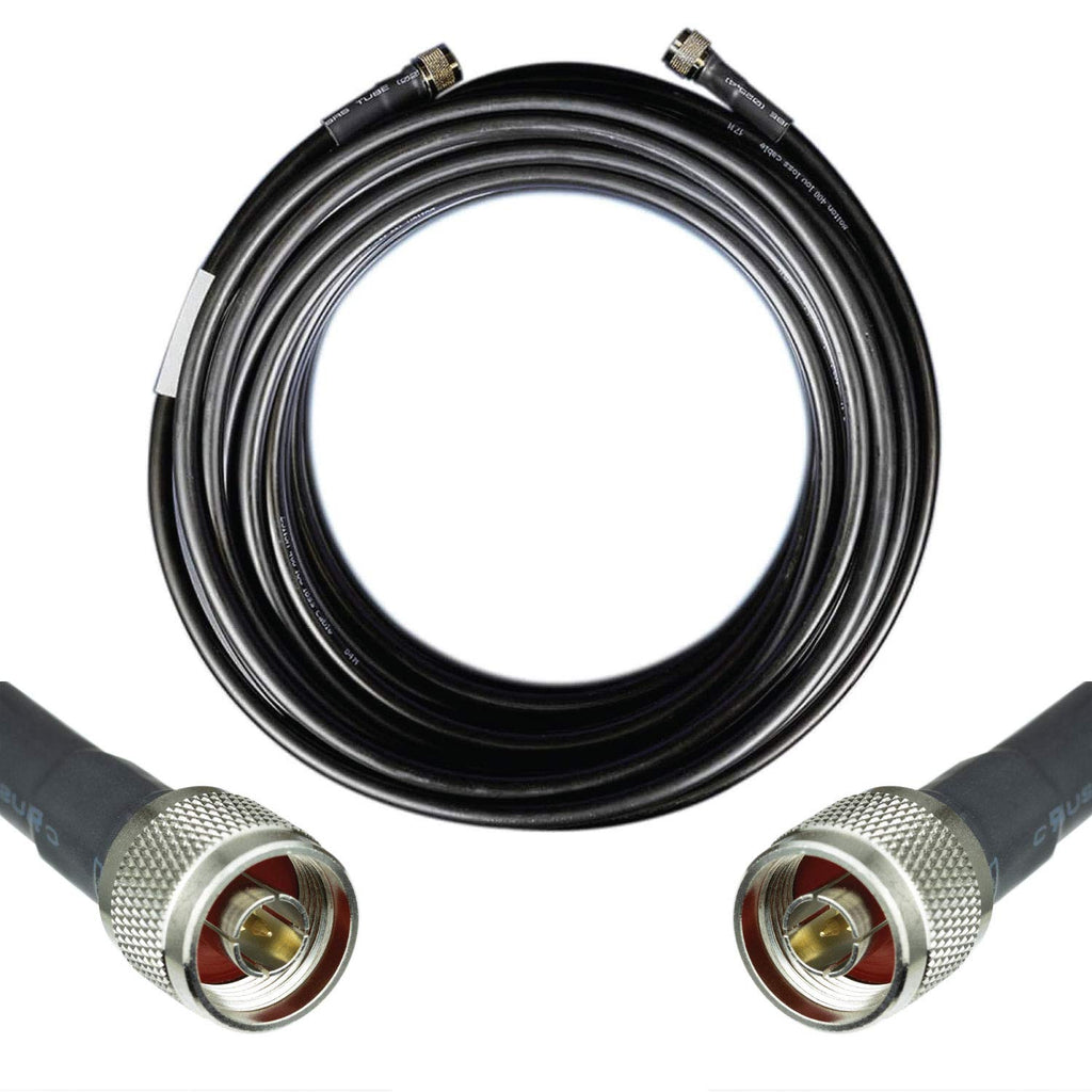 75ft N Male to N Male Ultra Low Loss Coaxial Cable 50ohm I73702