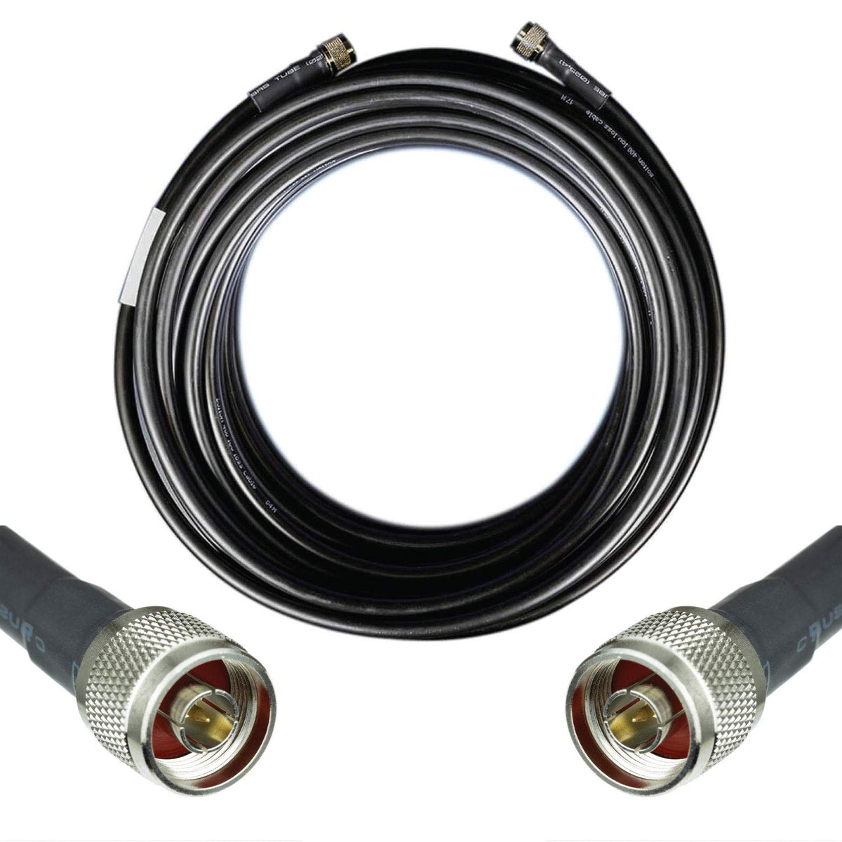75ft N Male to N Male Ultra Low Loss Coaxial Cable 50ohm I73702