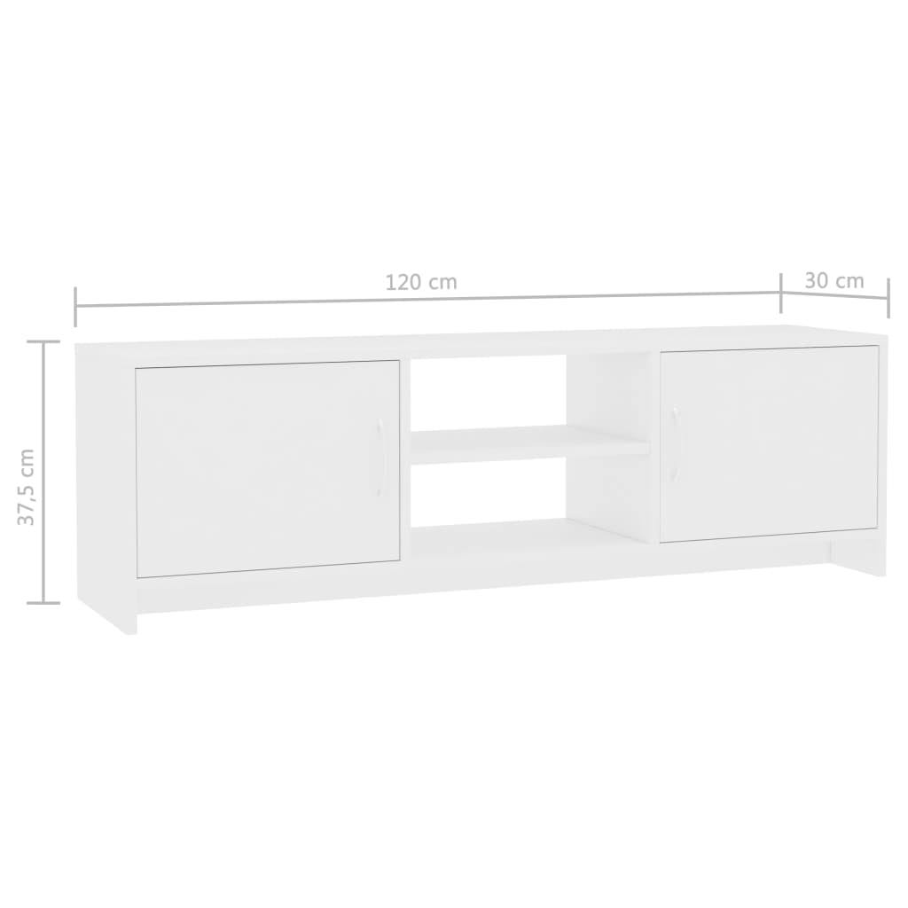 White TV Cabinet Chipboard M1794