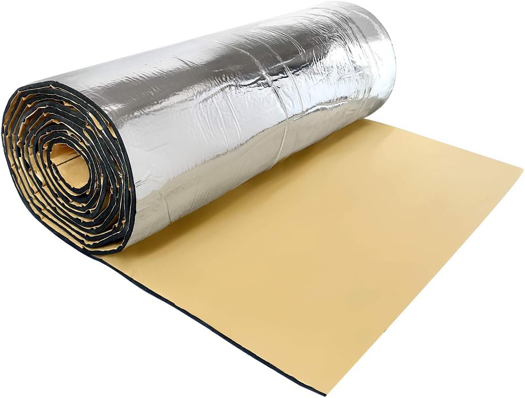 394mil 21.53sqft Heat Sound Deadener Insulation Mat 79 x 40 Pack of 2 Z241