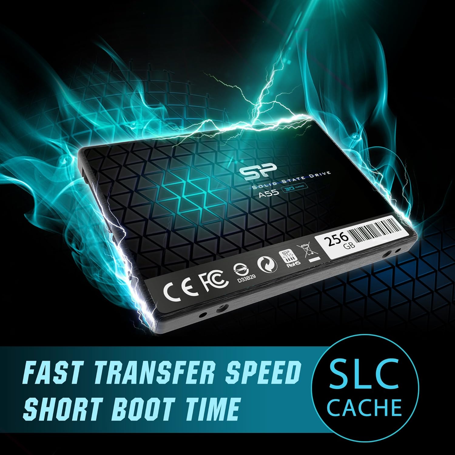 256GB SSD SATA III 2.5 7mm Internal Solid State Drive I675