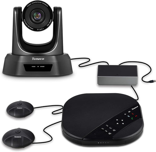 10X Optical Zoom USB PTZ Conference Camera with Expansion Microphones N381143