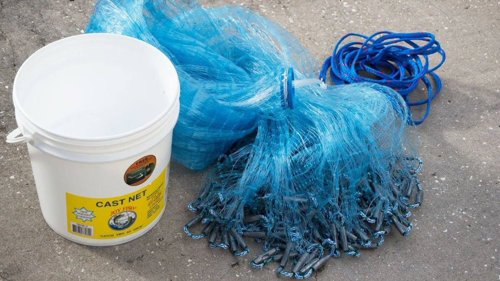Blue 5' Radius Cast Net X846
