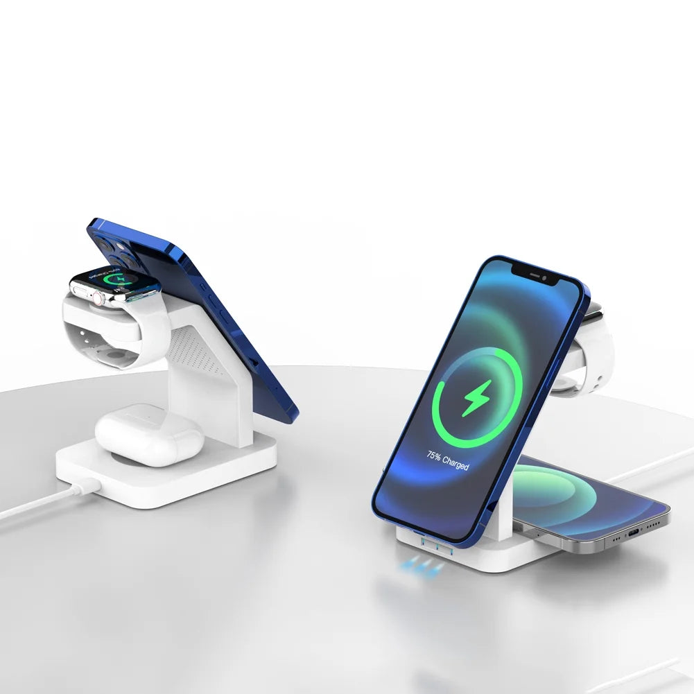3 in 1 Magnetic Wireless Charger Stand H1911