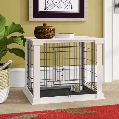 Grey Small Pet Crate End Table R9700