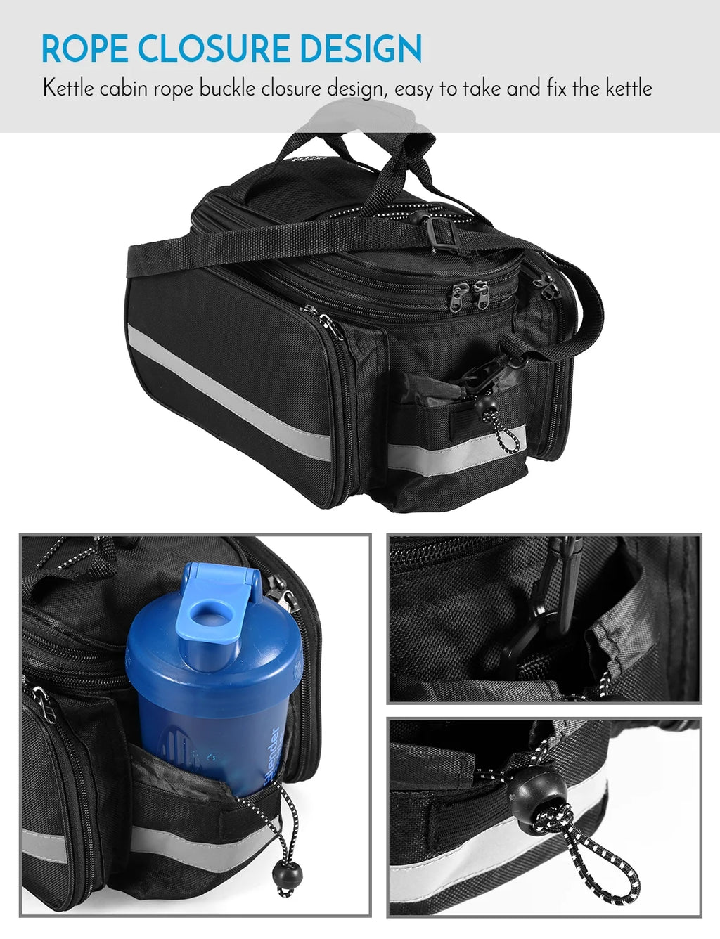 Waterproof Mtb Bike Pannier with Rain Cover W1732