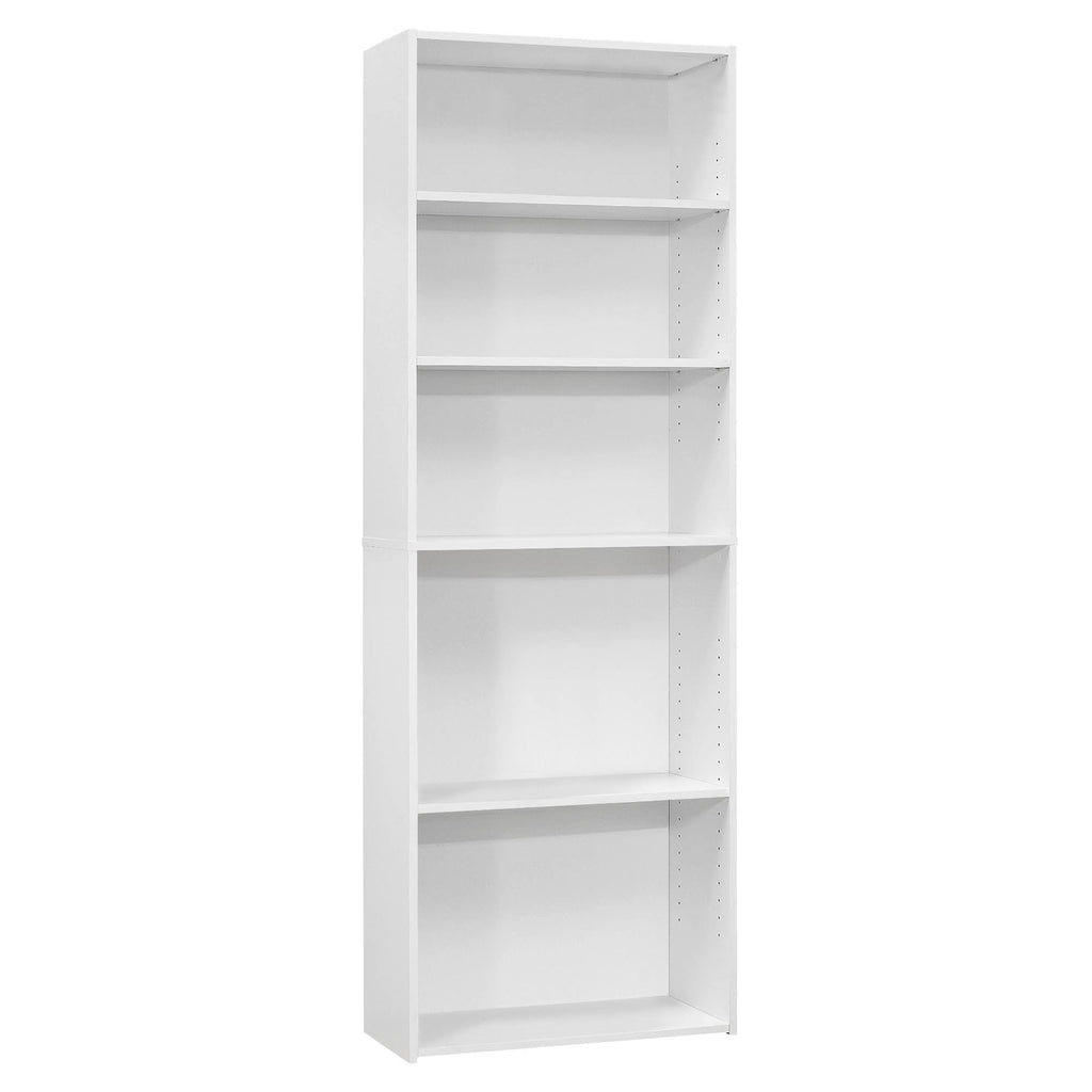White 5 Shelves Bookcase E619034