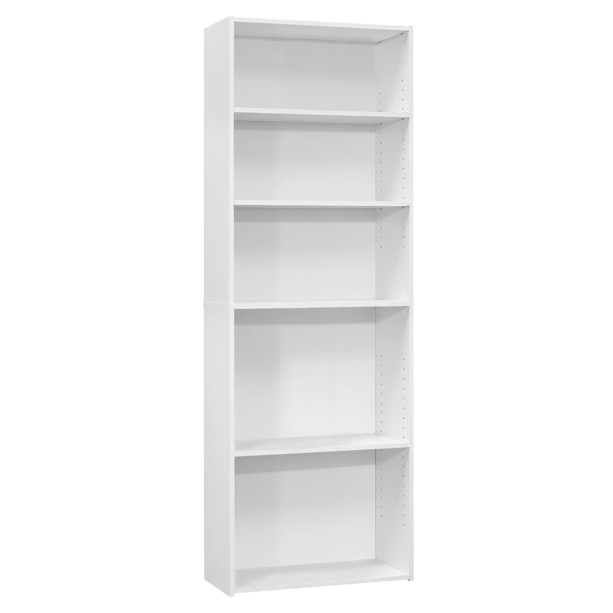 White 5 Shelves Bookcase E619034