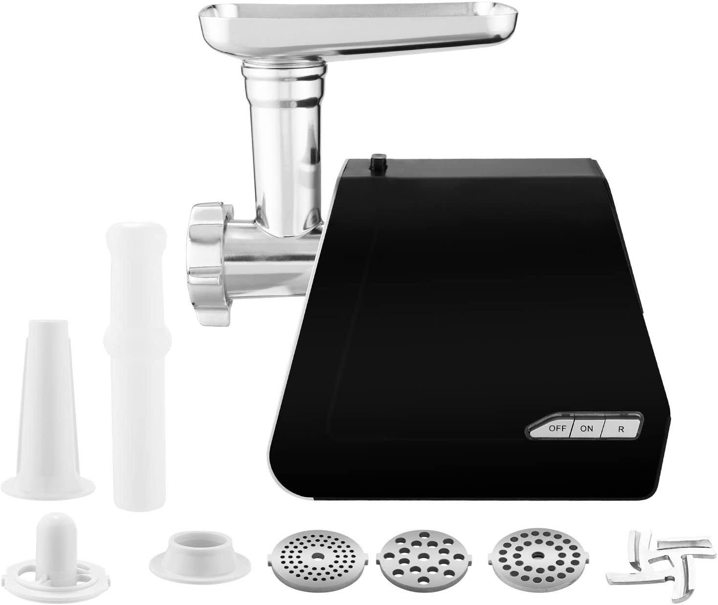 2000W Stainless Steel Electric Meat Grinder with 3 Grinding Plates Q926539