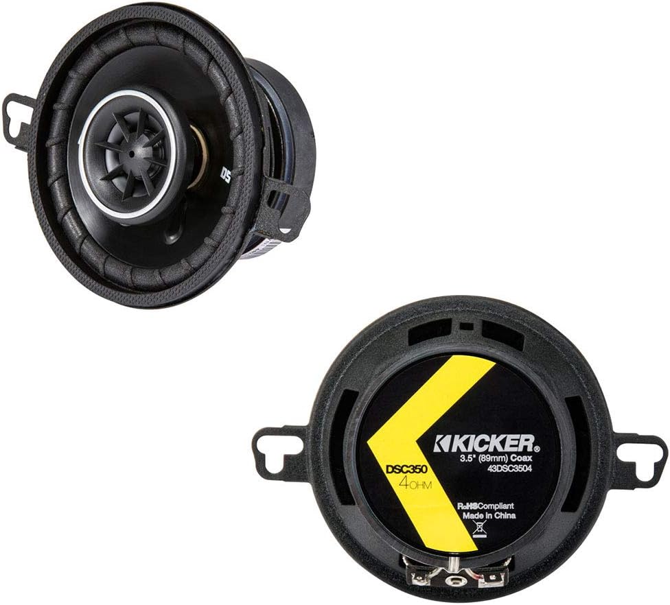 3 Way 4-Ohm Speakers with Amplifier and Replacement Harness G761