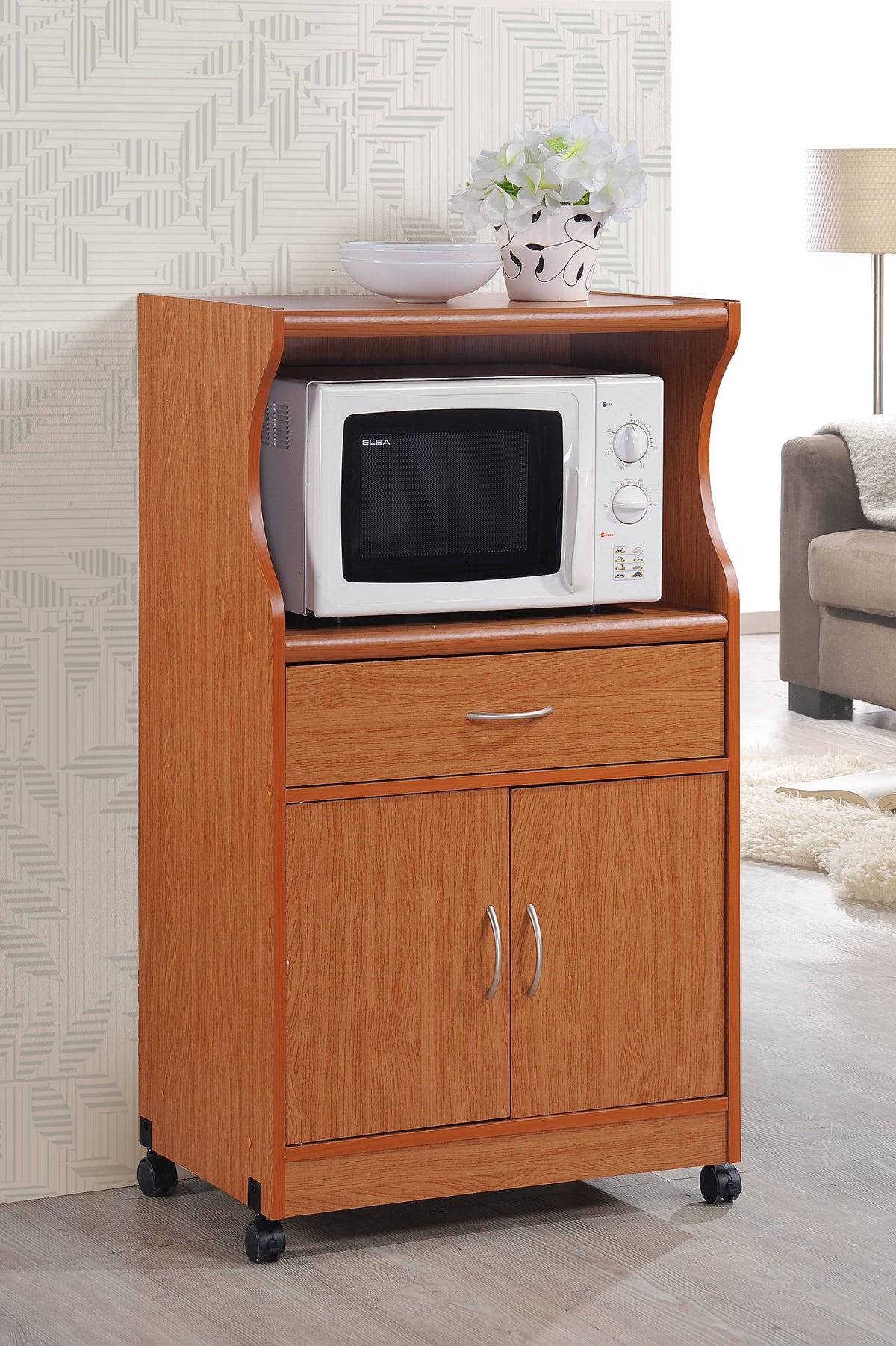Cherry Microwave Cart M657119