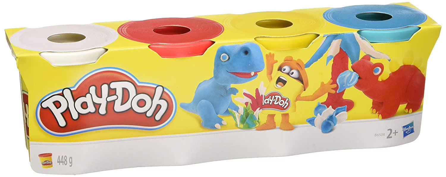 4-Pack of Colors 16 Ounce Total Play-Doh N6372
