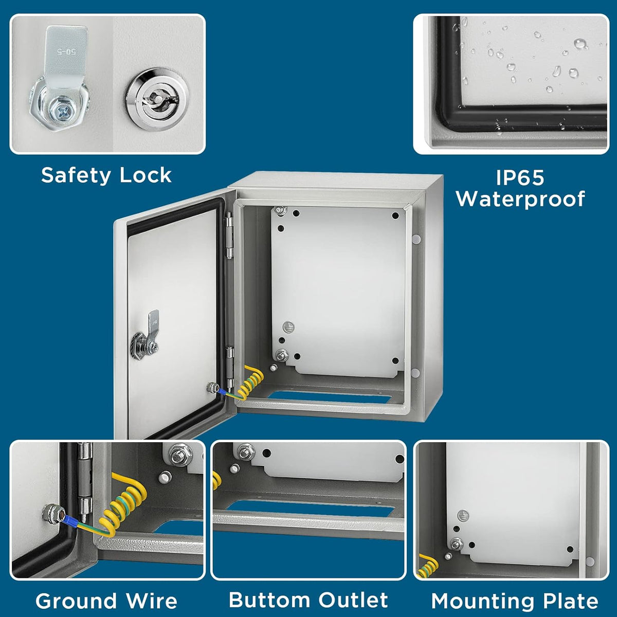 12'' x 10'' x 6'' Steel Enclosure V472