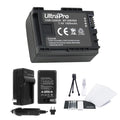 Replacement Battery with Rapid Travel Charger for Canon FS10 FS11 FS100 FS21 FS22 XA10 G637270