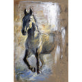 Brown Painting Print on Wrapped Canvas P2581