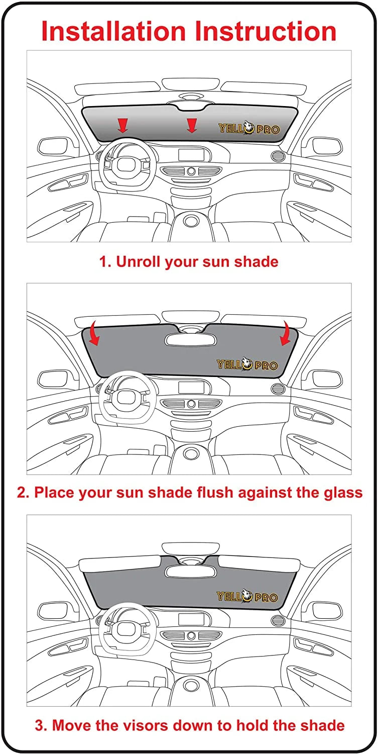 Front Windshield Sunshade for Ford Transit Van E445